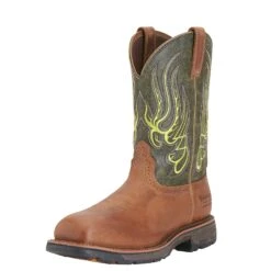 Ariat 10015400 Men's Mesteno Workhog Composite Toe Work Boots 13 Ariat 10015400 Men's Mesteno Workhog Composite Toe Work Boots -doublehboots shop 10015400 3 4 front