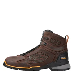 Ariat Boots: Men's Brown 10021495 Rebar Flex 6-Inch Composite Toe Work Boots -doublehboots shop 10021495 side