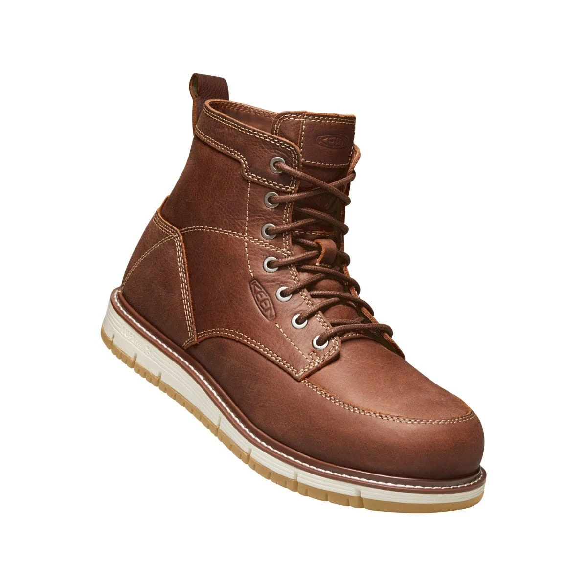 Keen Utility Boots: Men's 1020055 Gingerbread Gum Aluminum Toe 6" San Jose EH Work Boot 3 Keen Utility Boots: Men's 1020055 Gingerbread Gum Aluminum Toe 6" San Jose EH Work Boot