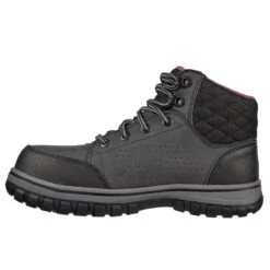 Skechers Work Boots: Women's 108004 BLK Black Composite Toe McColl EH Waterproof Work Boot 9 Skechers Work Boots: Women's 108004 BLK Black Composite Toe McColl EH Waterproof Work Boot -doublehboots shop 108004 blk eedit