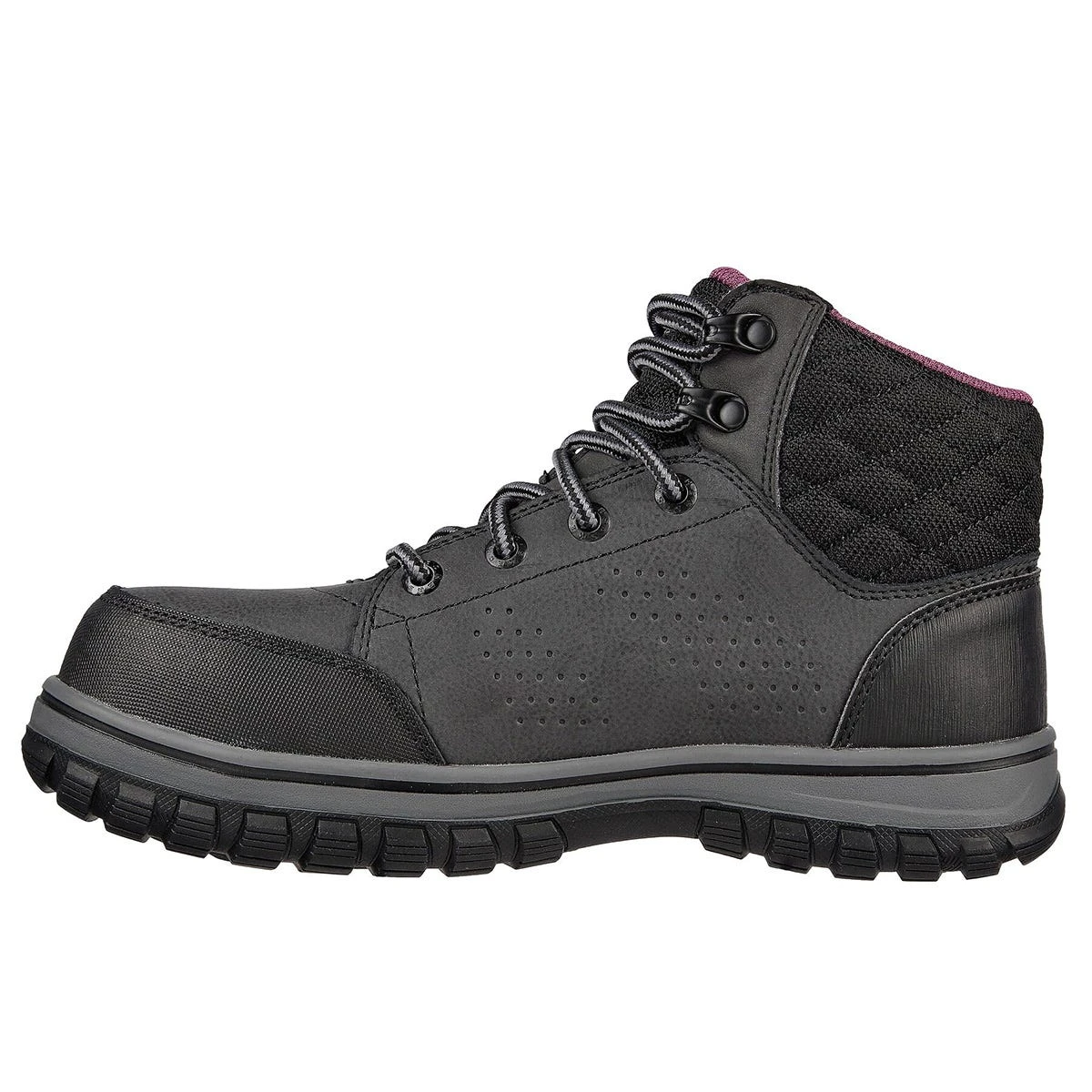 Skechers Work Boots: Women's 108004 BLK Black Composite Toe McColl EH Waterproof Work Boot 5 Skechers Work Boots: Women's 108004 BLK Black Composite Toe McColl EH Waterproof Work Boot - Image 3