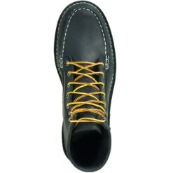Danner Boots: Men's Black Moc Toe 15568 Bull Run Soft Toe Work Boots -doublehboots shop 15568 1 1