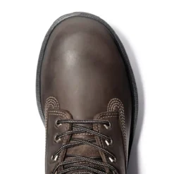 Timberland PRO Boots: Men's 38021 Brown Waterproof EH 6" Steel Toe Boots -doublehboots shop 38021 1edit