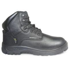 Genuine Grip Boots: Women's 670 Black Composite Toe Poseidon Metatarsal Guard EH Work Boot -doublehboots shop 6070 2 1