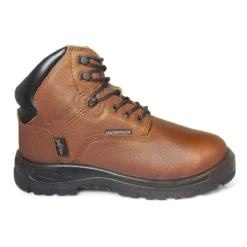 Genuine Grip Boots: Women's 671 Brown Composite Toe Poseidon Metatarsal Guard EH Work Boot -doublehboots shop 6071 2 1