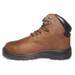 Genuine Grip Boots: Women's 671 Brown Composite Toe Poseidon Metatarsal Guard EH Work Boot -doublehboots shop 6071 4 1