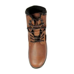 Genuine Grip Boots: Women's 671 Brown Composite Toe Poseidon Metatarsal Guard EH Work Boot -doublehboots shop 6071 5 1