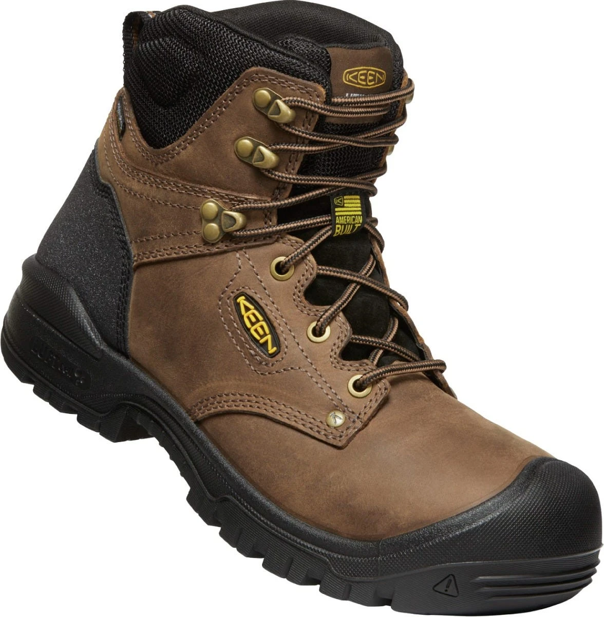 Keen Utility Boots: Men's 1026489 Dark Earth Black Soft Toe 6" Waterproof Independence Boot 3 Keen Utility Boots: Men's 1026489 Dark Earth Black Soft Toe 6" Waterproof Independence Boot
