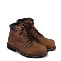 Thorogood Boots: Men's 804-3236 Brown CrazyHorse Composite Toe Work Boot -doublehboots shop 804 3236 1