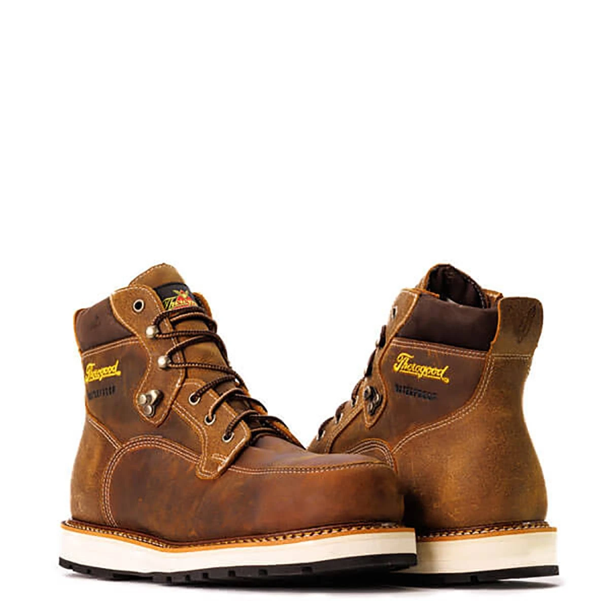 Thorogood Boots: Men's 804 4145 Crazy Horse Composite Toe 6" Iron River Series Wedge Work Boot 5 Thorogood Boots: Men's 804 4145 Crazy Horse Composite Toe 6" Iron River Series Wedge Work Boot - Image 3