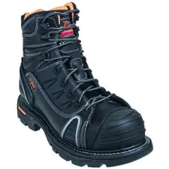 Thorogood Boots: Men's Black Composite Toe 804-6444 EH Work Boots -doublehboots shop 804 6444st thorogoodp 01 1