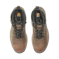 Timberland PRO Footwear: Men's A1Q8V 214 Flume Waterproof Steel Toe Mid Work Boots -doublehboots shop a1q8v 2edit
