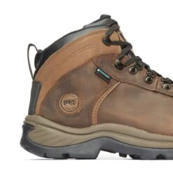Timberland PRO Footwear: Men's A1Q8V 214 Flume Waterproof Steel Toe Mid Work Boots -doublehboots shop a1q8v 7edit