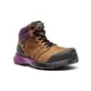 Timberland Pro Boots: Women's A219B Brown Purple Reaxion Composite Toe Waterproof Hiker