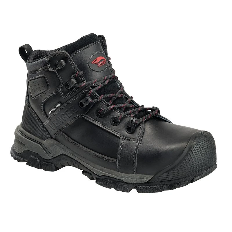Avenger Boots: Men's A7331 Black Carbon Toe EH Slip Resistant Boot 3 Avenger Boots: Men's A7331 Black Carbon Toe EH Slip Resistant Boot