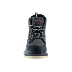 Avenger Boots: Men's A7508 Black Carbon Toe 6" Waterproof EH Wedge Moc Toe Work Boot -doublehboots shop a7508 2