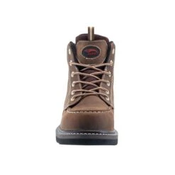 Avenger Boots: Men's A7607 Brown Soft Toe 6" Waterproof EH Moc Wedge Work Boot -doublehboots shop a7607 2