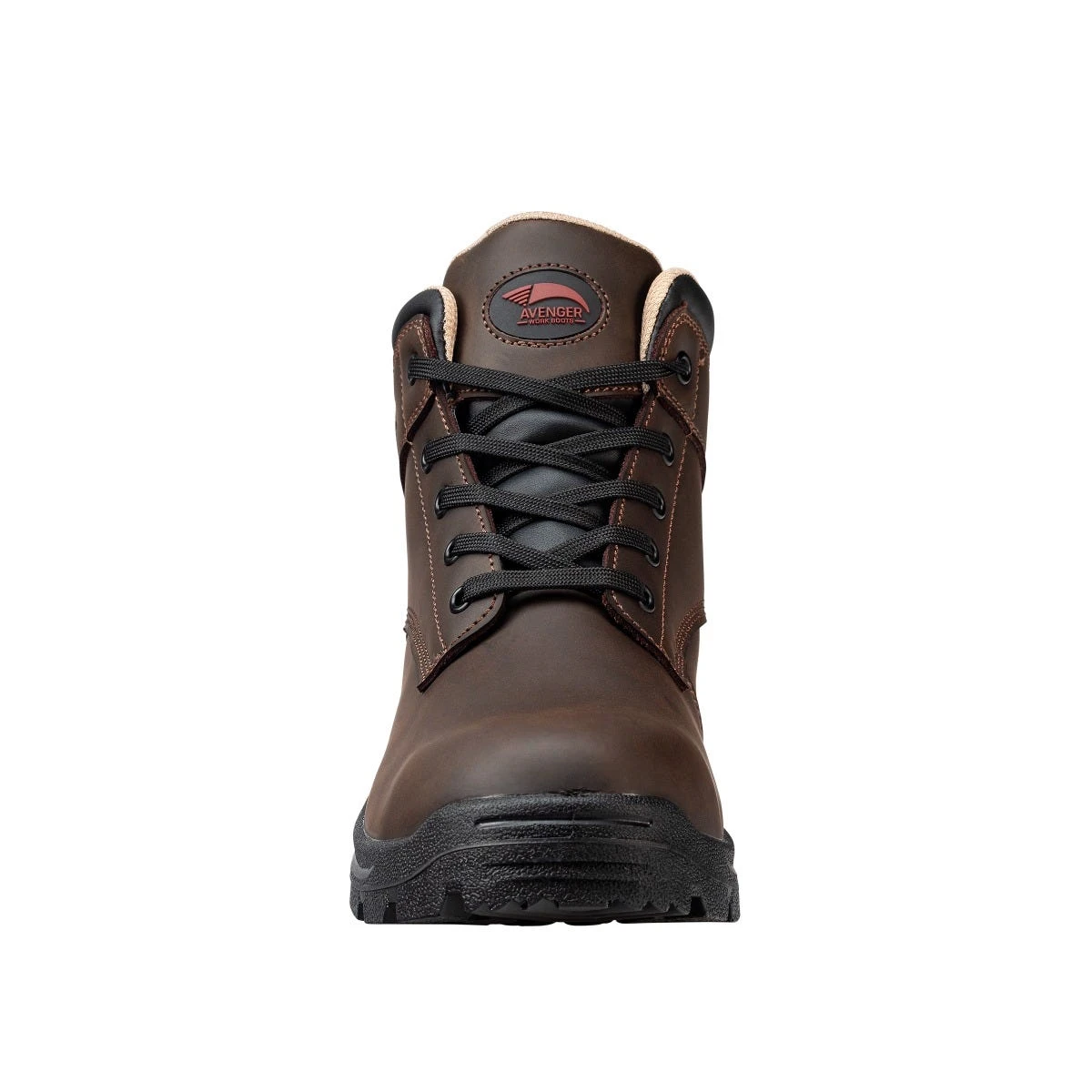 Avenger Boots: Men's A8001 Brown Steel Toe Builder EH Slip Resistant 6" Work Boot 6 Avenger Boots: Men's A8001 Brown Steel Toe Builder EH Slip Resistant 6" Work Boot - Image 4