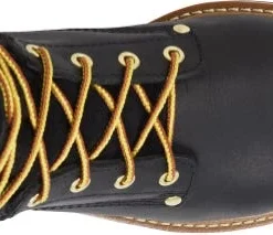 Carolina Boots: Men's CA1825 Black 8" Steel Toe Elm Logger Boot -doublehboots shop ca1825 500xauto top