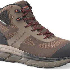 Carolina Boots: Men's CA1915 Brown Composite Toe Waterproof Align Voltrex Hi Athletic Hiker Boot