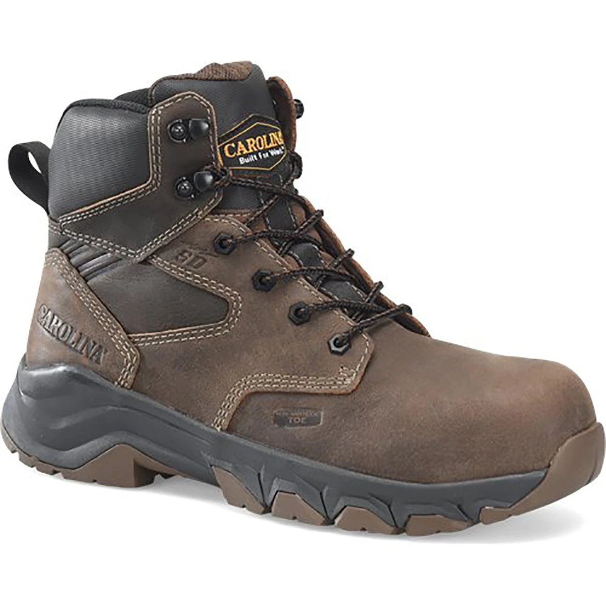Carolina Boots: Men's CA5556 Brown Composite Toe Subframe 6" Lightweight Work Boot 3 Carolina Boots: Men's CA5556 Brown Composite Toe Subframe 6" Lightweight Work Boot