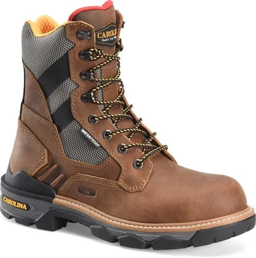 Carolina Boots: Men's CA7830 Brown Composite Toe 8" Cancellor Waterproof Work Boot 3 Carolina Boots: Men's CA7830 Brown Composite Toe 8" Cancellor Waterproof Work Boot