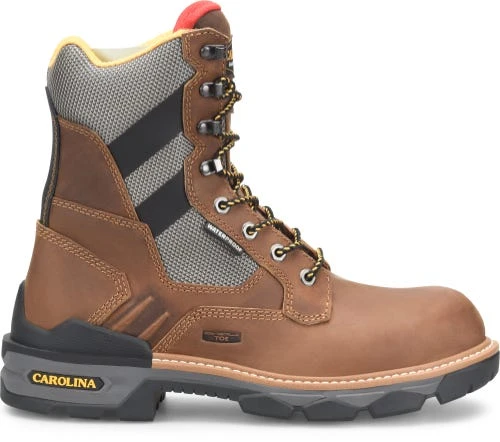 Carolina Boots: Men's CA7830 Brown Composite Toe 8" Cancellor Waterproof Work Boot 4 Carolina Boots: Men's CA7830 Brown Composite Toe 8" Cancellor Waterproof Work Boot - Image 2