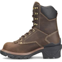 Carolina Boots: Men's CA7837 Brown Composite Toe 8" Capacity Cardinal Waterproof Logger Work Boot 9 Carolina Boots: Men's CA7837 Brown Composite Toe 8" Capacity Cardinal Waterproof Logger Work Boot -doublehboots shop ca7837 500xauto instepedit