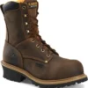 Carolina Boots: Men's CA9853 Brown Poplar 8” Composite Toe Logger Boot 1 Carolina Boots: Men's CA9853 Brown Poplar 8” Composite Toe Logger Boot -doublehboots shop ca9853 500xauto