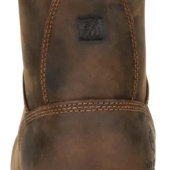 Carolina Boots: Men's CA9853 Brown Poplar 8” Composite Toe Logger Boot -doublehboots shop ca9853 500xauto heel