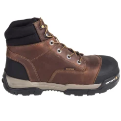 Carhartt Boots: Men's CME6355 Energy 6-Inch Waterproof Composite Toe EH Brown Work Boots -doublehboots shop carhartt cme6355 o 01 scaled