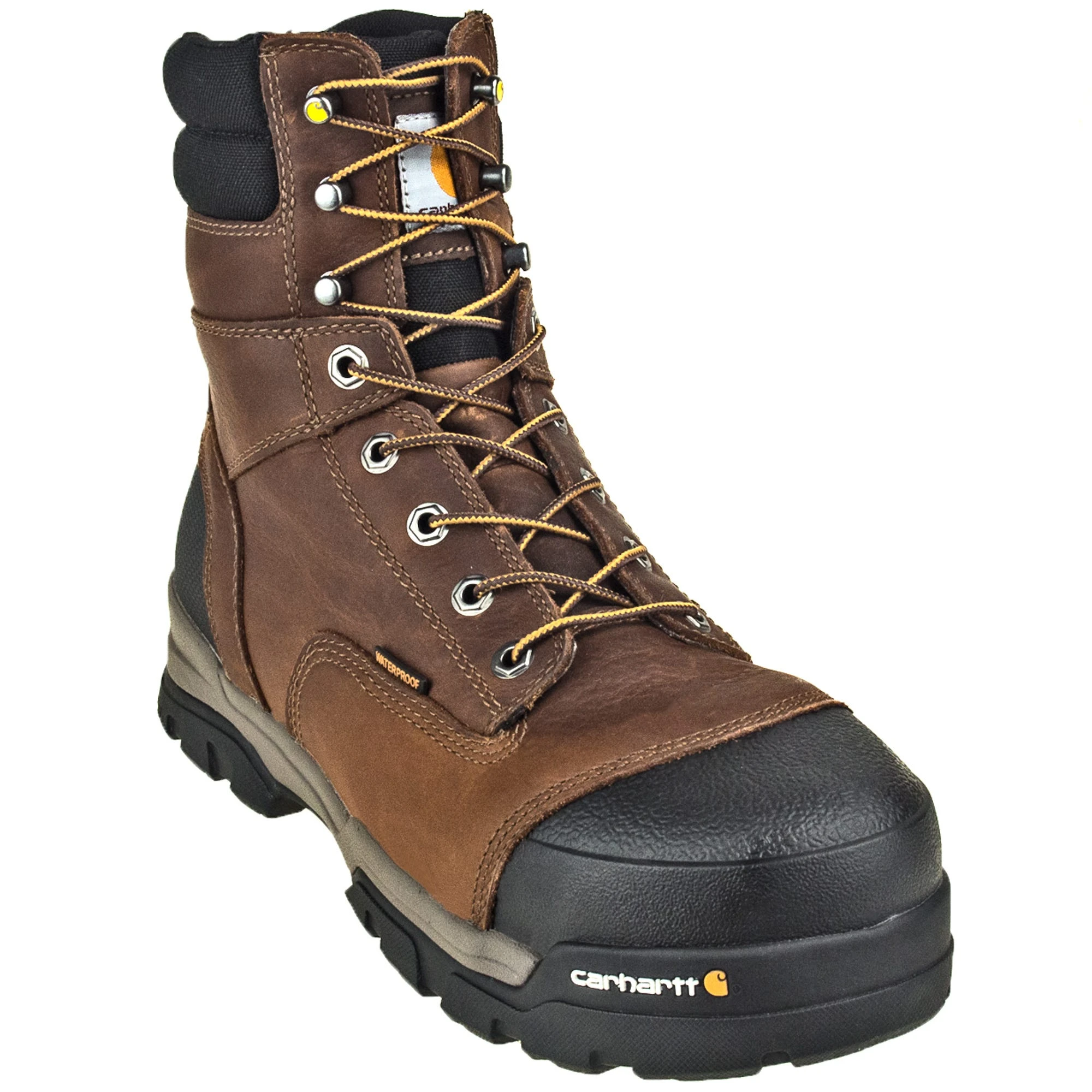 Carhartt Boots: Energy 8-Inch Waterproof EH Composite Toe CME8355 Men's Brown Work Boots 7 Carhartt Boots: Energy 8-Inch Waterproof EH Composite Toe CME8355 Men's Brown Work Boots - Image 5