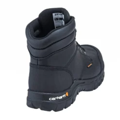Carhartt Boots: Men's CMF6371 Black 6-Inch Waterproof Composite Toe Rugged Flex EH Boots -doublehboots shop carhartt cmf 6371 b 01