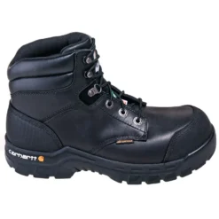 Carhartt Boots: Men's CMR6971 Black Waterproof Puncture-Resistant Composite Toe Boots -doublehboots shop carhartt cmr6971 o 01