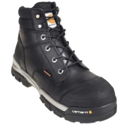 Carhartt Boots: Men's CME6351 Black 6-Inch Waterproof Insite Composite Toe EH Work Boots -doublehboots shop carhartt cme6351 p 01