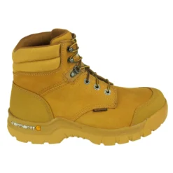 Carhartt Boots: Men's Wheat CMF6356 Composite Toe Waterproof Work Boots -doublehboots shop carhartt cmf6056 o 001 1