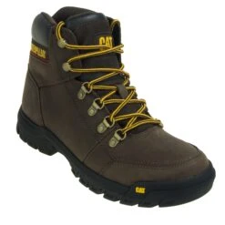 Caterpillar Boots: Men's Outline General Toe 74087 Brown 6" Boots -doublehboots shop cat p74087 p 001