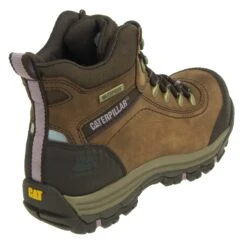 Caterpillar Boots: Women's Ally 90760 Brown Composite Toe Work Boots
