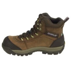 Caterpillar Boots: Women's Ally 90760 Brown Composite Toe Work Boots -doublehboots shop cat p90760 i 001