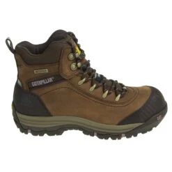 Caterpillar Boots: Women's Ally 90760 Brown Composite Toe Work Boots -doublehboots shop cat p90760 o 001