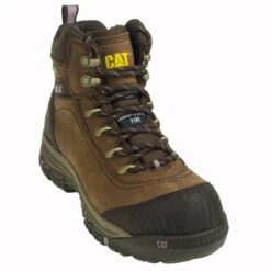 Caterpillar Boots: Women's Ally 90760 Brown Composite Toe Work Boots -doublehboots shop cat p90760 p 001