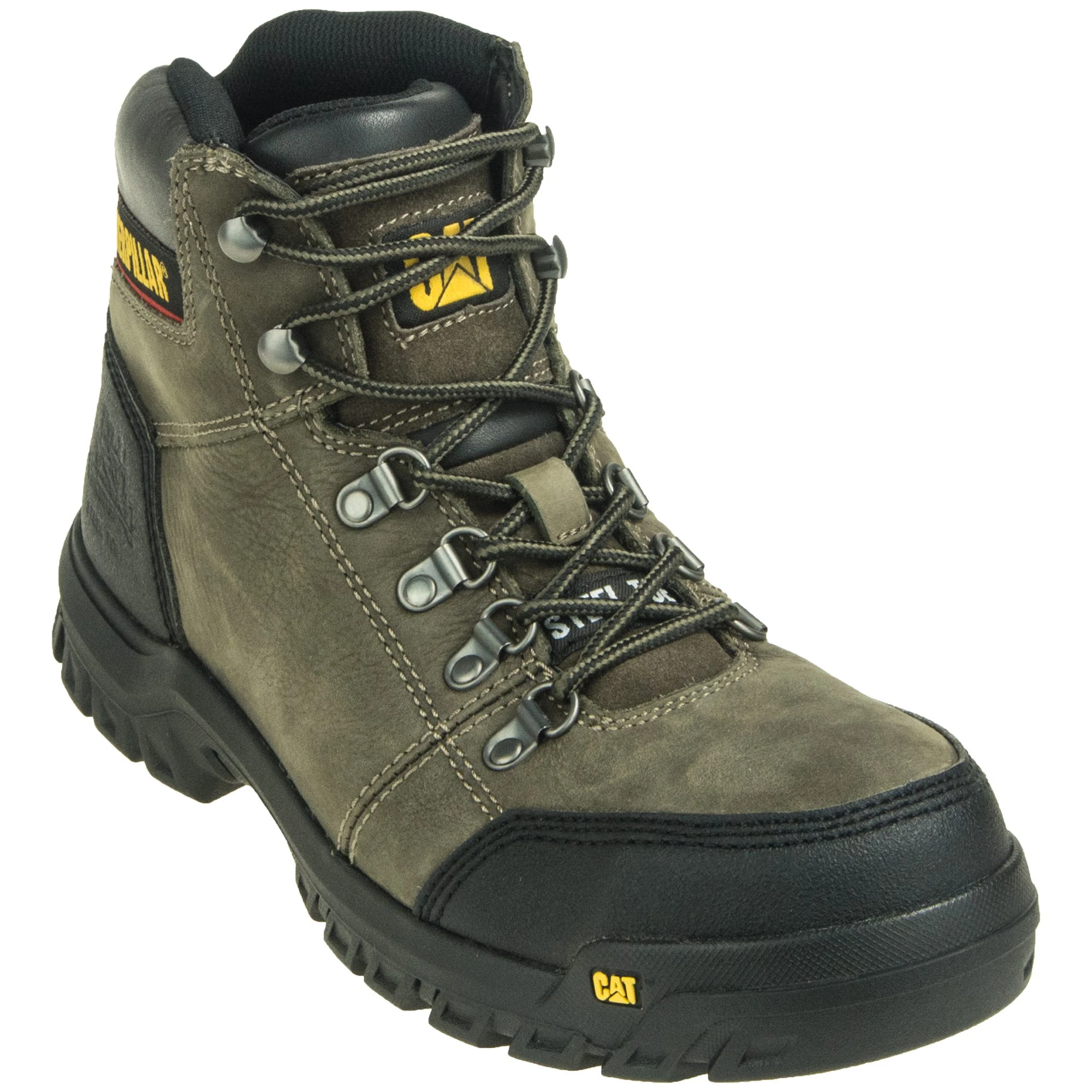 Caterpillar Boots: Men's Outline Grey 90802 EH Steel Toe Boots 3 Caterpillar Boots: Men's Outline Grey 90802 EH Steel Toe Boots