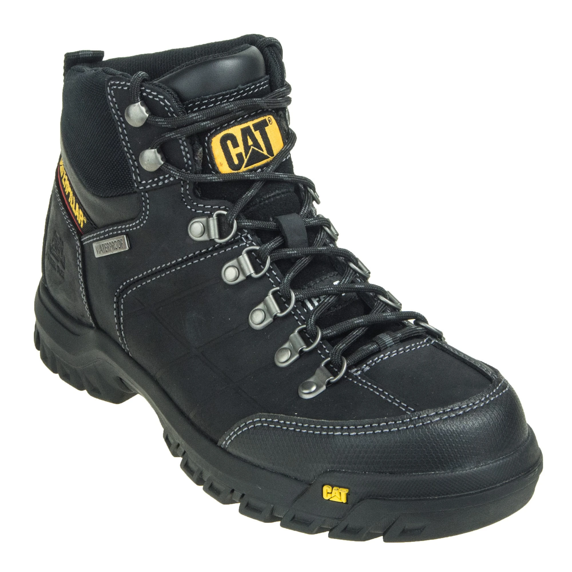 Caterpillar Boots: Men's Threshold 6" Steel Toe 90936 Black Work Boots 9 Caterpillar Boots: Men's Threshold 6" Steel Toe 90936 Black Work Boots - Image 7