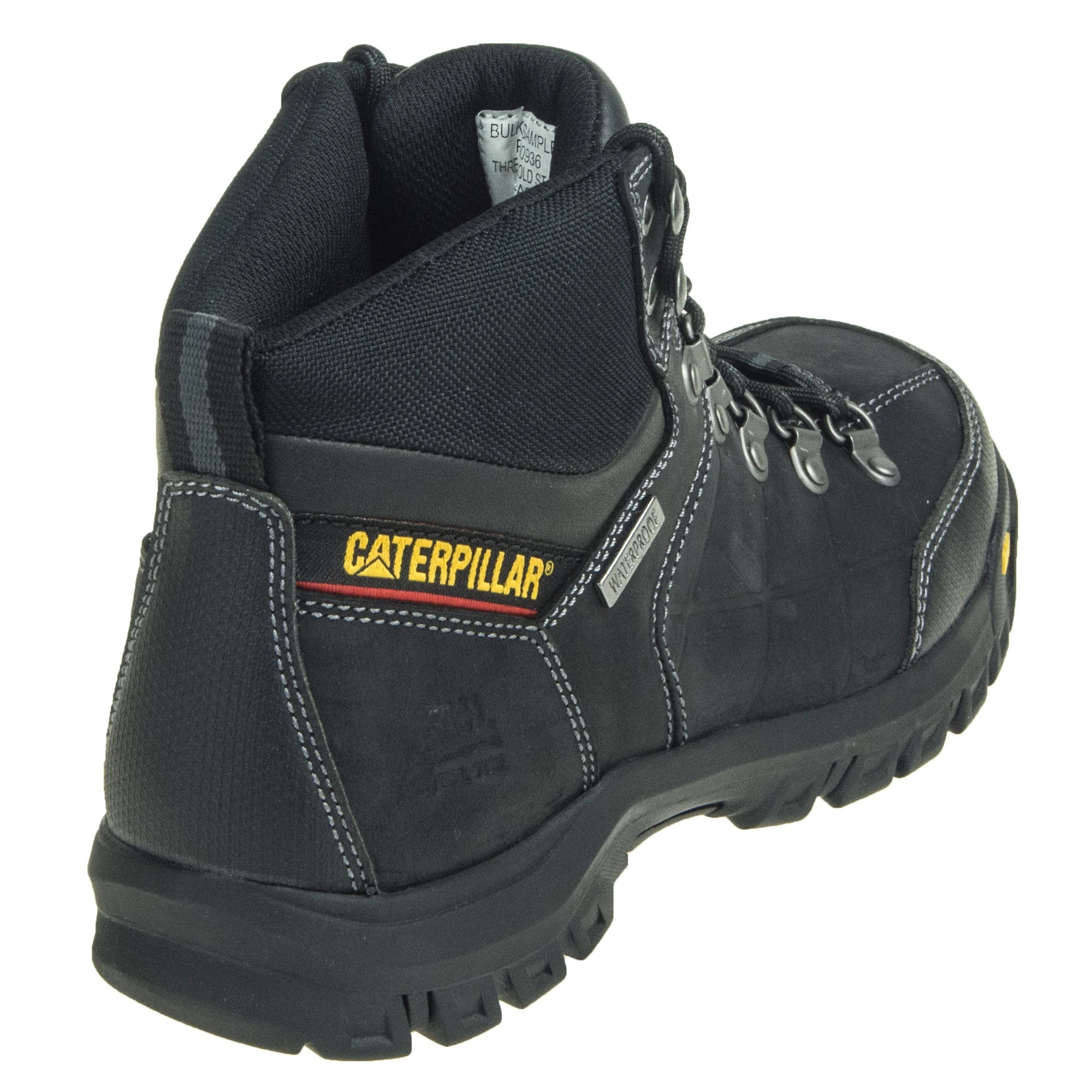 Caterpillar Boots: Men's Threshold 6" Steel Toe 90936 Black Work Boots 6 Caterpillar Boots: Men's Threshold 6" Steel Toe 90936 Black Work Boots - Image 4