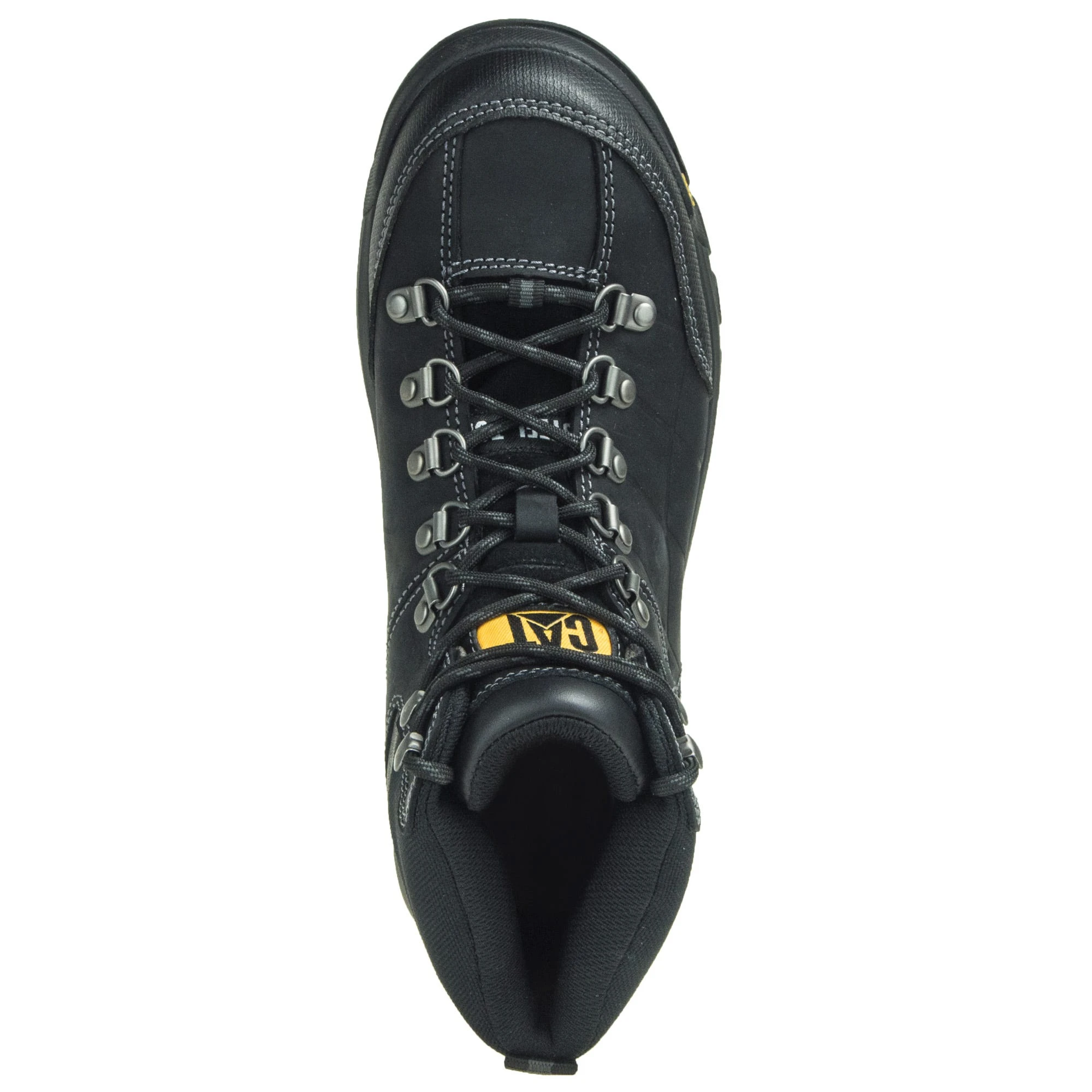 Caterpillar Boots: Men's Threshold 6" Steel Toe 90936 Black Work Boots 3 Caterpillar Boots: Men's Threshold 6" Steel Toe 90936 Black Work Boots