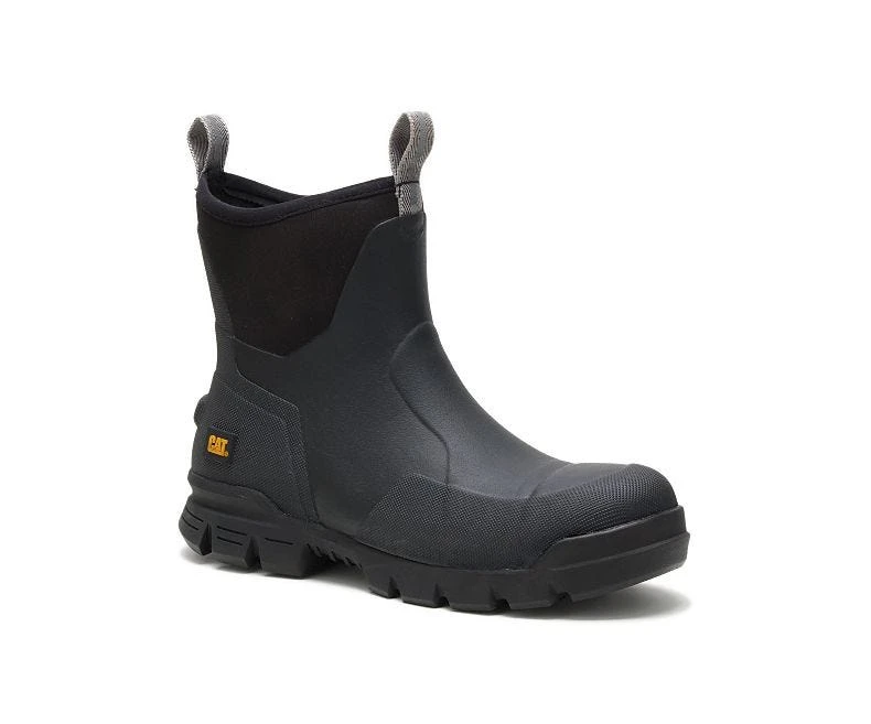 Caterpillar Boots: Unisex P724104 Black Stormers Waterproof Rubber Work Boot 4 Caterpillar Boots: Unisex P724104 Black Stormers Waterproof Rubber Work Boot - Image 2