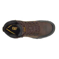 Caterpillar Boots: Men's P90977 Brown Resorption Composite Toe Waterproof Work Boot -doublehboots shop catm p90977 081519 s19 top