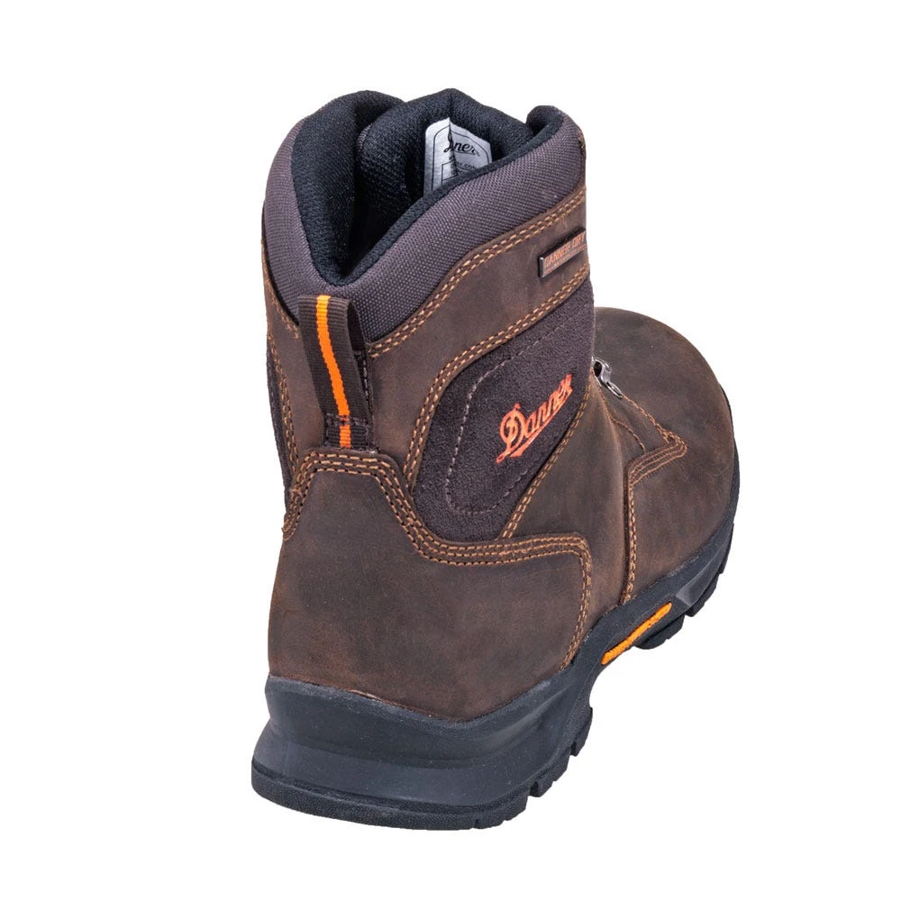 Danner Boots: Men's 12433 Waterproof EH Brown 6-Inch Slip-Resistant Boots 9 Danner Boots: Men's 12433 Waterproof EH Brown 6-Inch Slip-Resistant Boots - Image 7