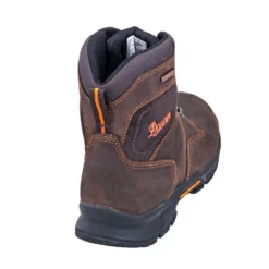 Danner Boots: Men's 12435 Waterproof Brown Leather Crafter Slip-Resistant Boots -doublehboots shop danner 12433 b 01 1