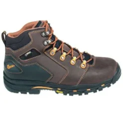 Danner Boots: Men's 13860 EH Brown Waterproof Composite Toe Vicious Work Boots -doublehboots shop danner 13858 o 01 1 1